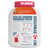 Dymatize Iso 100, Dunkin Glazed Donut New — side of pack