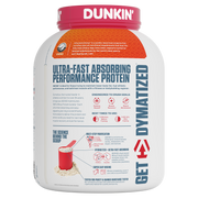 Dymatize Iso 100, Dunkin Glazed Donut New — side of pack