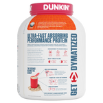 Dymatize Iso 100, Dunkin Mocha Latte New — side of pack