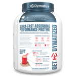Dymatize Iso 100 Fudge Brownie side of pack