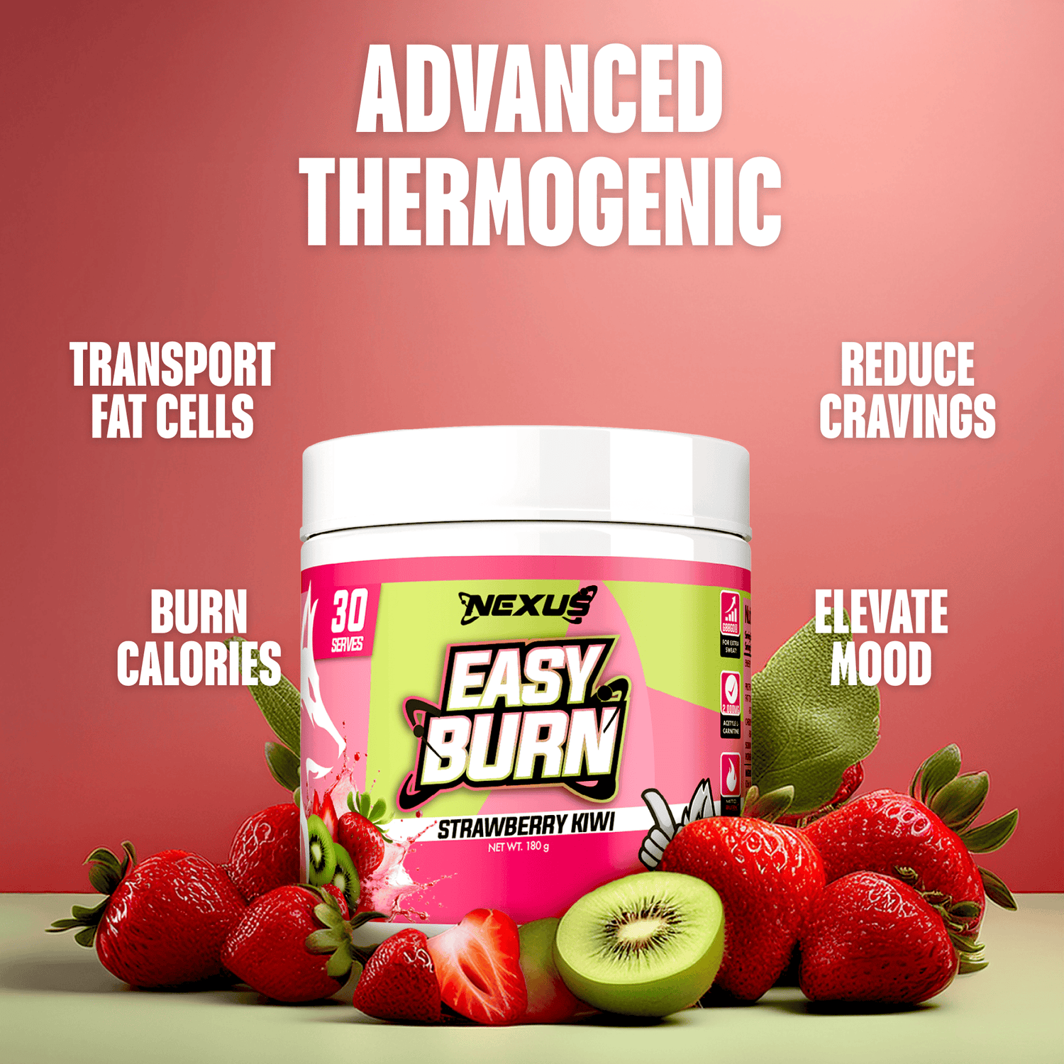 Nexus Easy Burn, Strawberry Kiwi