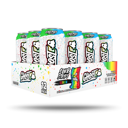 Ghost 12-Pack Energy Sour Strip 500ml front