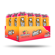 Ghost 12-Pack Energy RTD - Strawbango, 500ml
