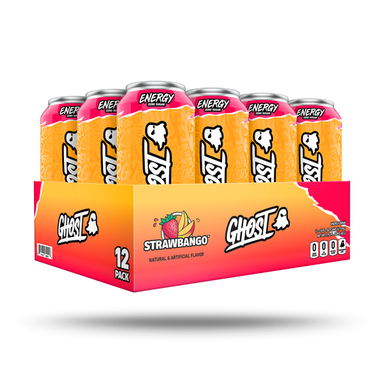 Ghost 12-Pack Energy RTD - Strawbango, 500ml