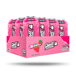 Ghost 12-Pack Energy Strawberry Bubblegum 500ml front