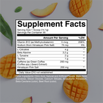 CBUM Essential Peach Mango nutrition panel