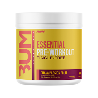 Raw Nutrition Essential Tingle Free Pre workout, Guava powder, 315g, NZ Supps