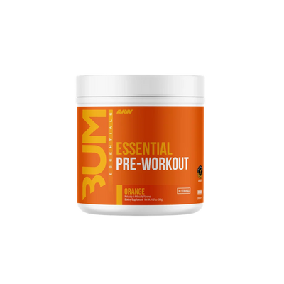 CBUM Essential pre-workout, Orange powder, 420g, NZ Supps
