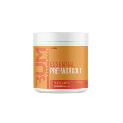 CBUM Essential pre-workout, Peach Mango powder, 420g, NZ Supps
