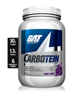 GAT Sport Carbotein Grape 50 Serves front