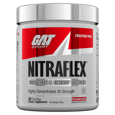 GAT Sport Nitraflex pre-workout, Strawberry Kiwi, 309g, NZ Supps