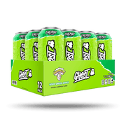 Ghost 12-Pack Energy RTD - Warheads Sour Green Apple, 500ml