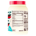 Ghost Whey Coffee Ice Cream supplement facts and nutrition panel