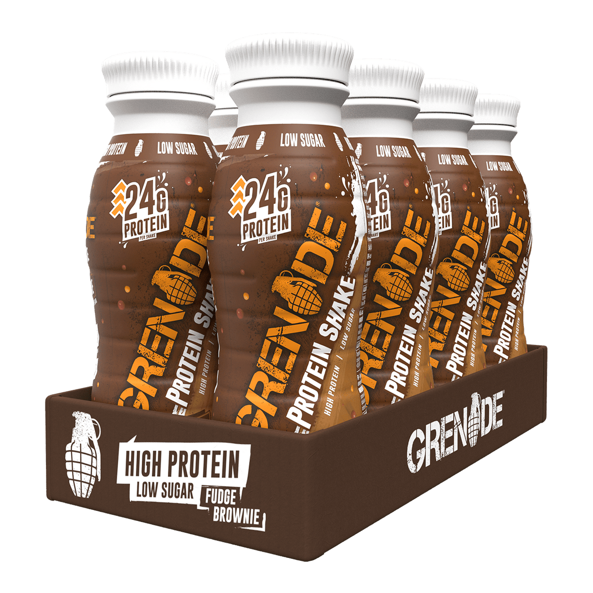 Grenade 8-Pack Protein RTD - Fudge Brown