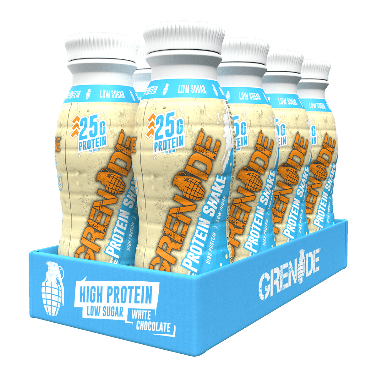 Grenade 8-Pack Protein RTD - White Choc