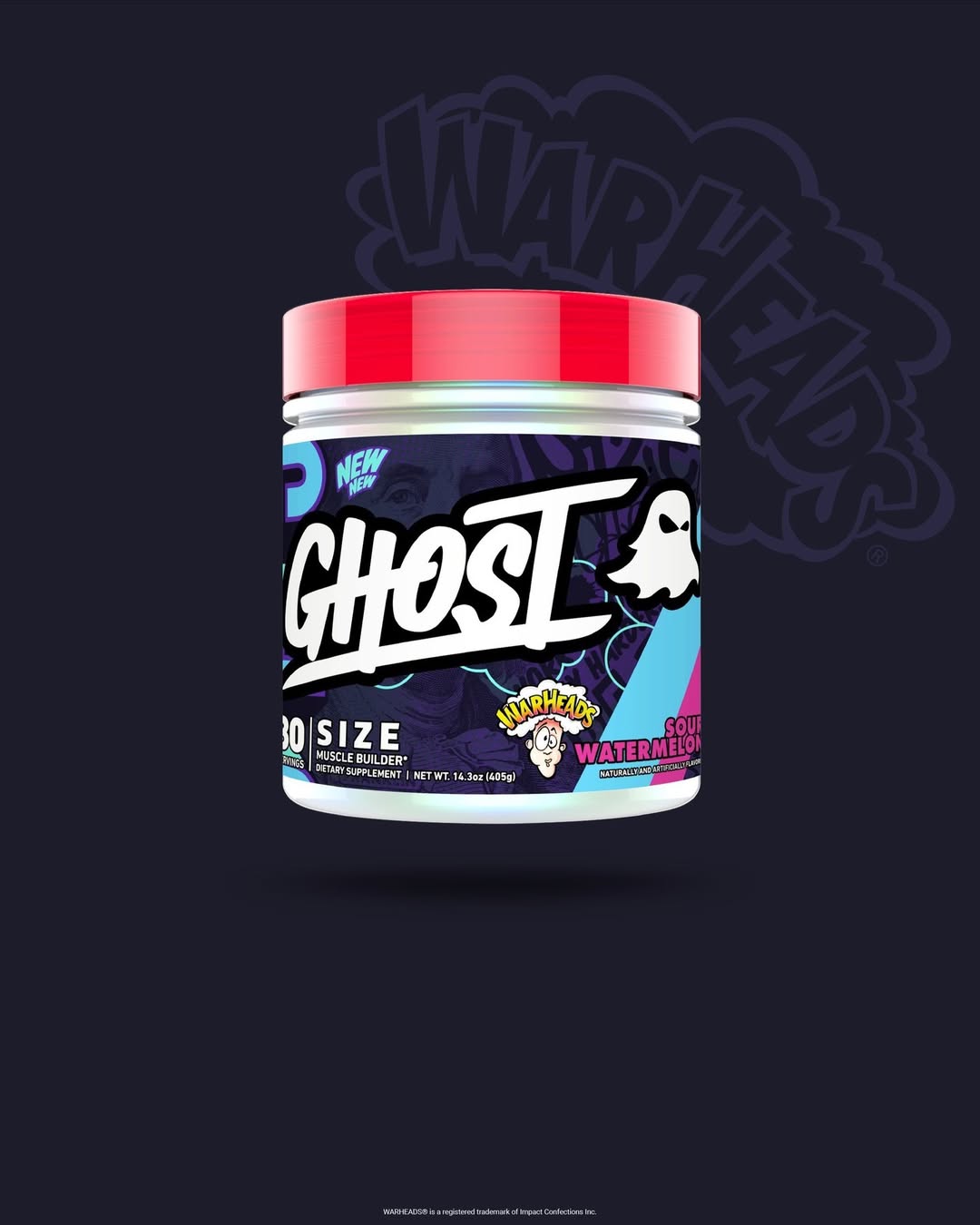 Ghost Size V3 - Warheads Sour Watermelon
