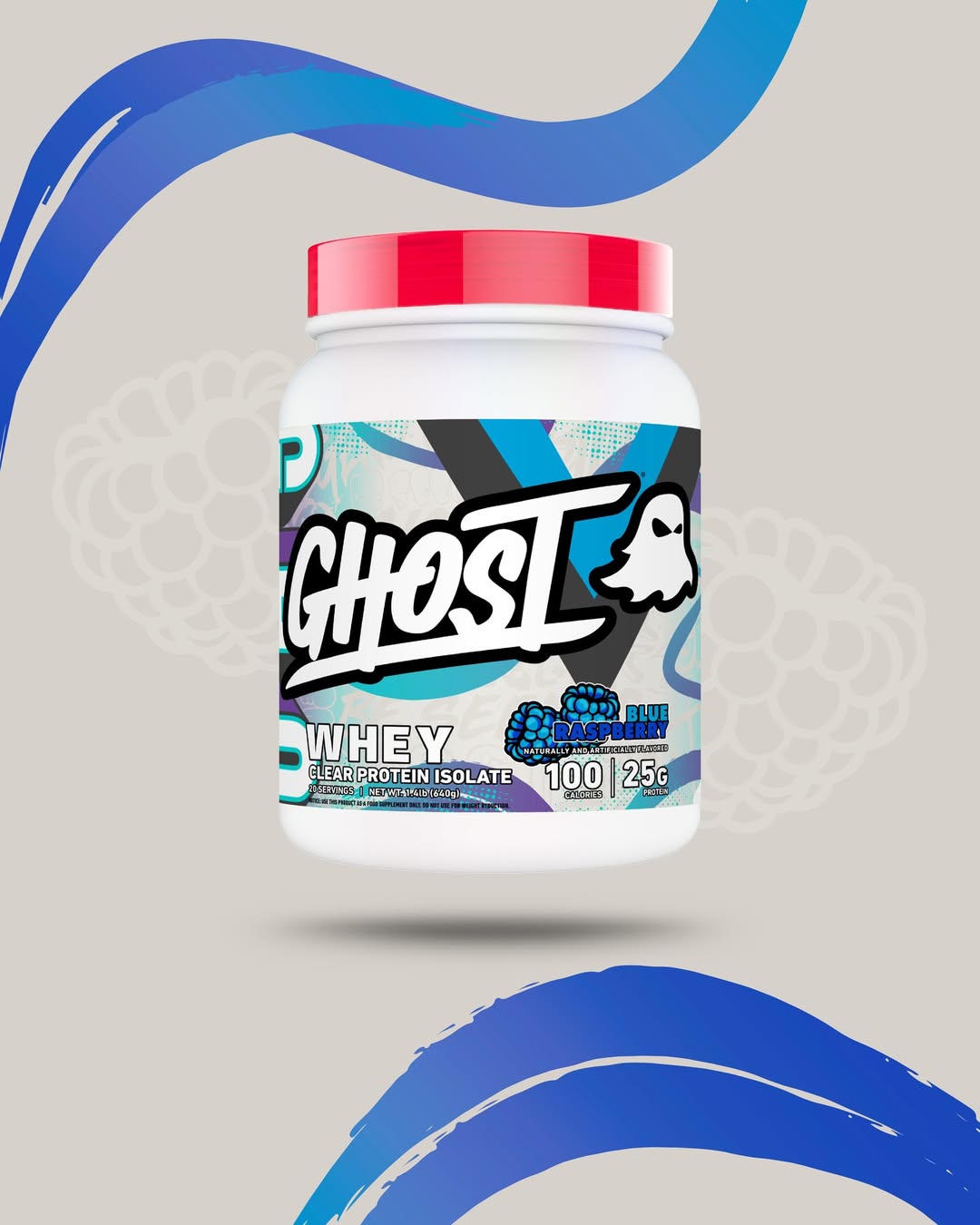 Ghost Clear Whey Isolate - Blue Raspberry