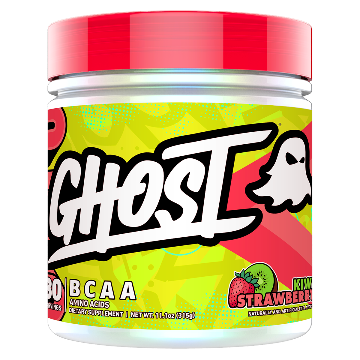 Ghost BCAA V2, Kiwi Strawberry powder