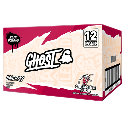 Ghost Energy RTD, Creaming Soda ready-to-drink, 250ml, NZ Supps