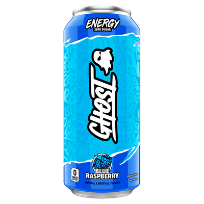 Ghost Energy RTD, Blue Raspberry, 500ml, NZ Supps