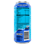 Ghost Energy RTD Blue Raspberry supplement facts and nutrition panel