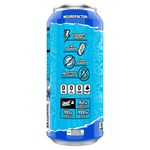 Ghost Energy RTD, Blue Raspberry — side of pack