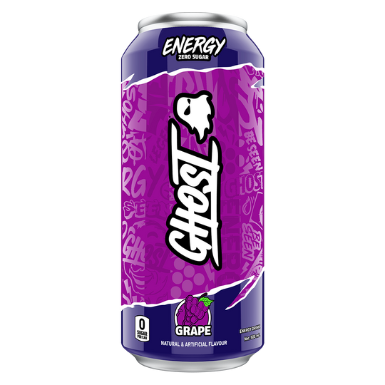 Ghost Energy RTD, Grape — front of pack