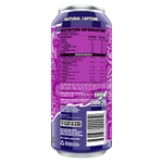Ghost Energy RTD Grape supplement facts and nutrition panel