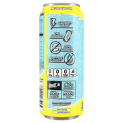 Ghost Energy RTD, Ice Tea Lemonade — side of pack