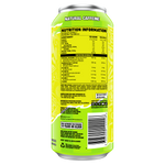 Ghost Energy RTD Lemon Lime supplement facts and nutrition panel