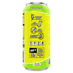 Ghost Energy RTD, Lemon Lime — side of pack