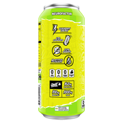 Ghost Energy RTD, Lemon Lime — side of pack