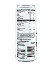 Ghost Energy RTD Original 500ml supplement facts and nutrition panel