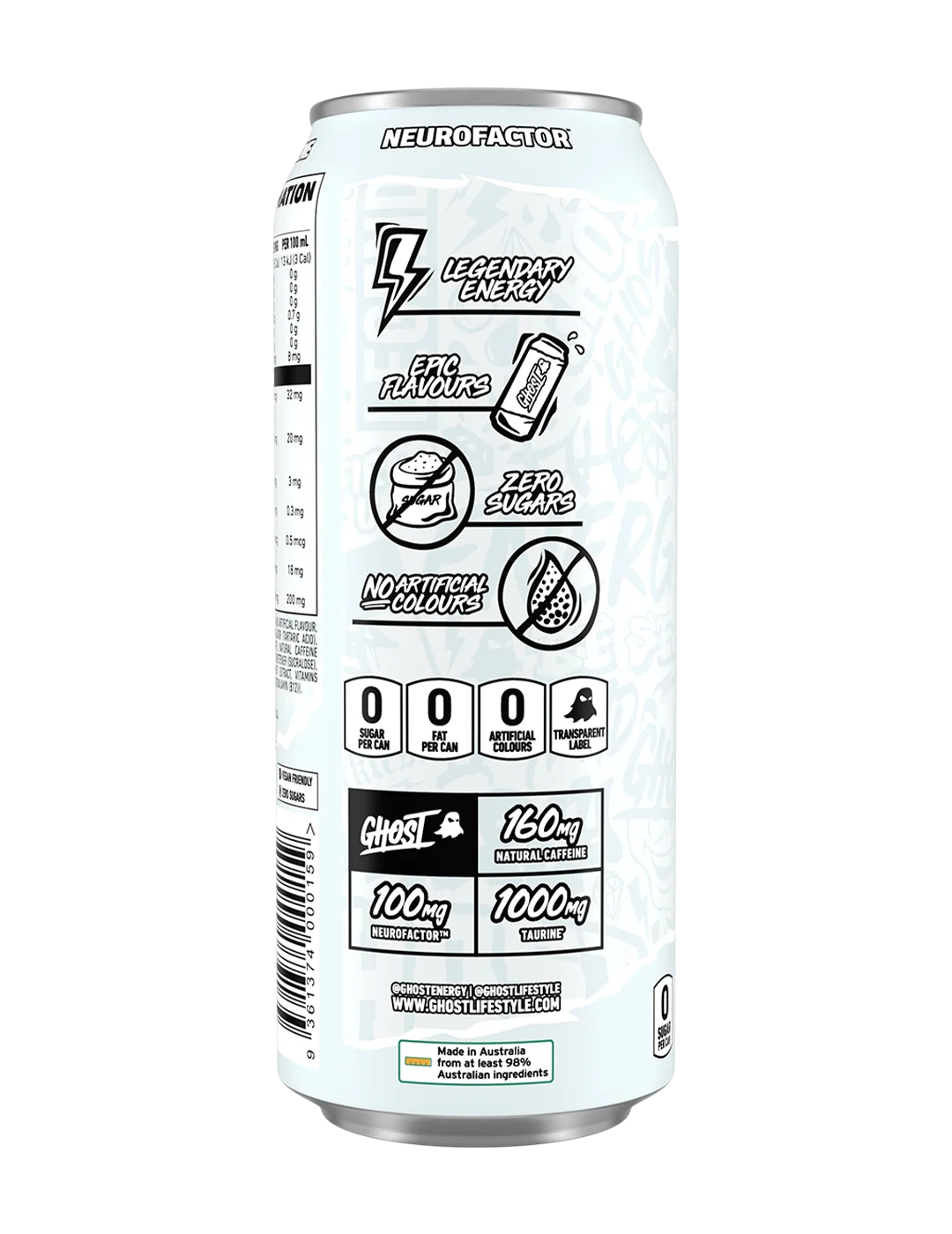 Ghost Energy RTD Original 500ml side