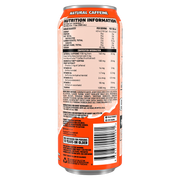 Ghost Energy RTD Peaches supplement facts and nutrition panel