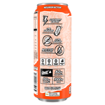 Ghost Energy RTD, Peaches — side of pack