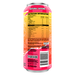 Ghost Energy RTD Strawbango supplement facts and nutrition panel