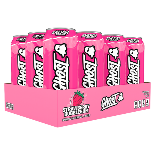 Ghost 12-Pack Energy RTD Strawberry Bubblegum