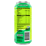 Ghost Energy RTD Warheads Sour Green Apple New supplement facts and nutrition panel