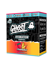 Ghost Hydration Sticks Strawbango box front