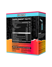 Ghost Hydration Sticks Strawbango supplement facts and nutrition panel