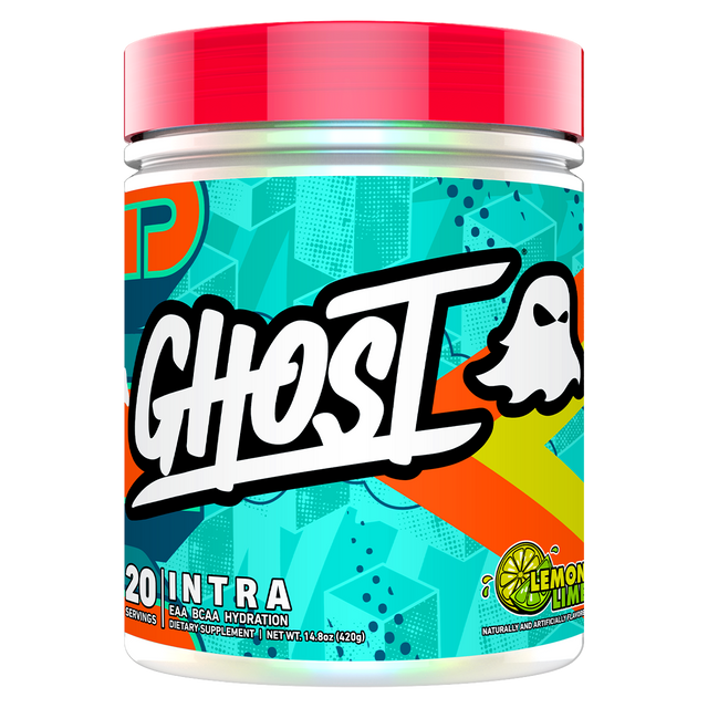 Ghost Intra, Lemon Lime — front of pack