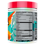 Ghost Intra Orange Squeeze supplement facts and nutrition panel