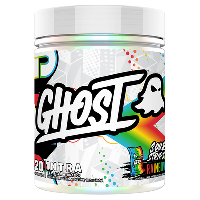 Ghost Intra EAA amino acids, Sour Strip powder, 460g, NZ Supps