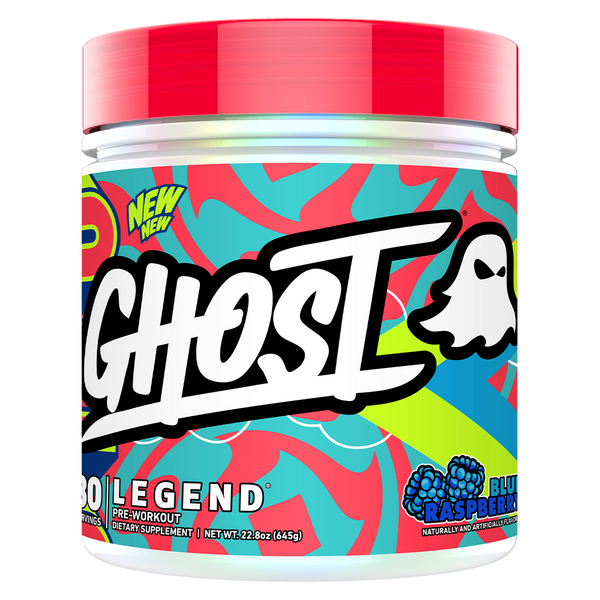 Ghost Legend V4 - Blue Raspberry, 645g (30 Serves)