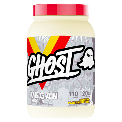 Ghost Vegan Protein plant protein powder, Banana Pancake powder, 896g, NZ Supps