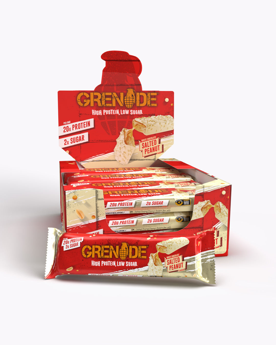 Grenade Protein Bar White Choc Salted Peanut