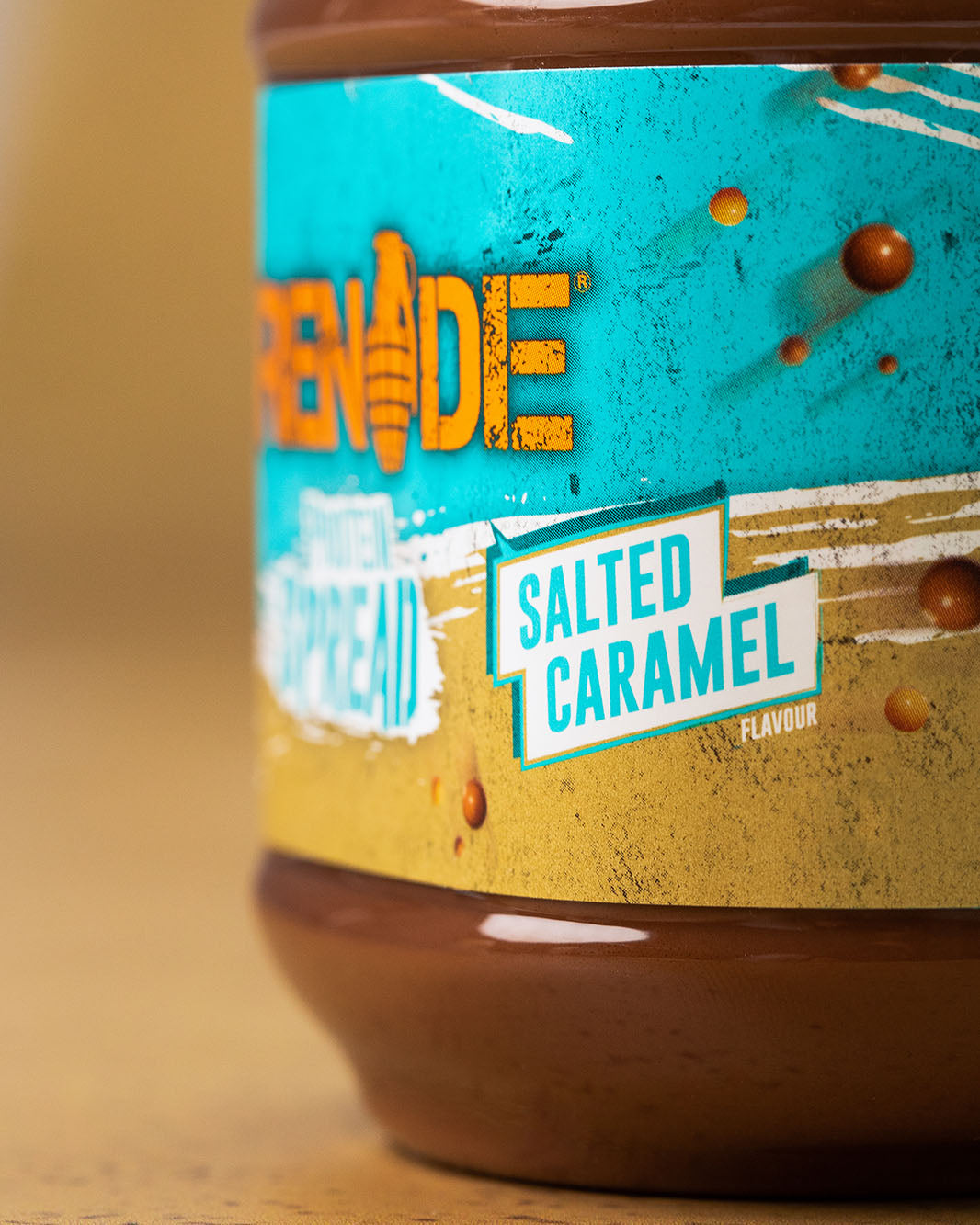 Grenade Protein Spread Salted Caramel supplement facts and nutrition panel