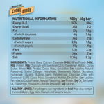 Grenade 12-Box Protein Bar Choc Chip Cookie Dough nutrition panel