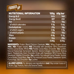 Grenade 12-Box Protein Bar Fudge Up nutrition panel